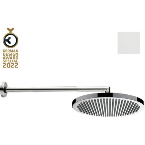 Ensemble pomme de tête et bras de douche 280mm blanc mat Apice - Bossini H70430I045