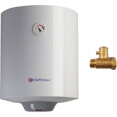 CHX EVO vertikaler elektrischer Wand-Warmwasserbereiter 50 Liter Chaffoteaux 3201152 (1/3)