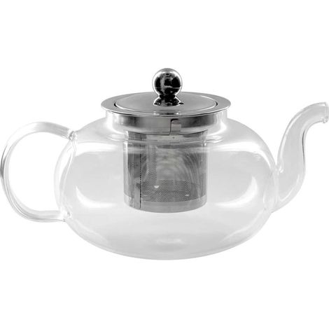 Théière en Verre avec Infuseur en Inox 700ml (1/4)