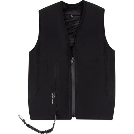 M, Blu Navy: Gilet airbag Safe fit con materiali elastici