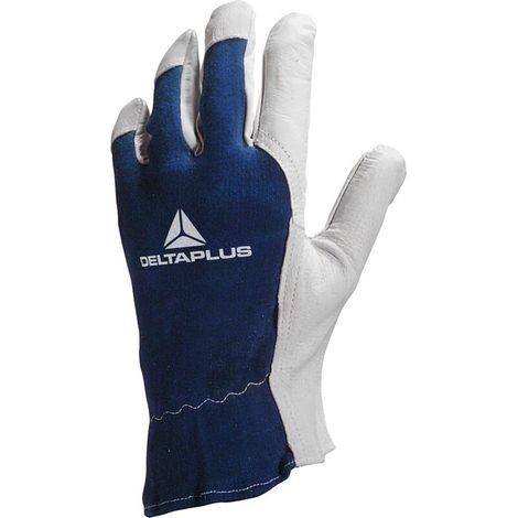 Guanti da lavoro delta plus ct402bl pelle di capra traspiranti ergonomici