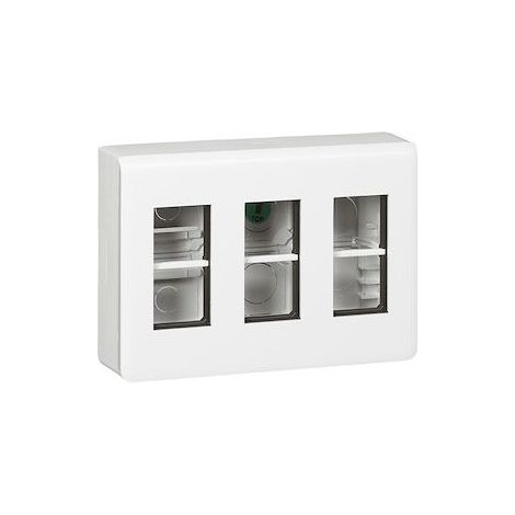 Legrand 078887 Kit postazione di lavoro a parete Prog Mosaic per 3x4 moduli