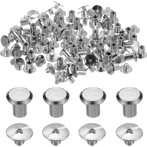 50set Chicago Screw Métal Phillips Head M5 x 7mm Ton Argenté (1/5)