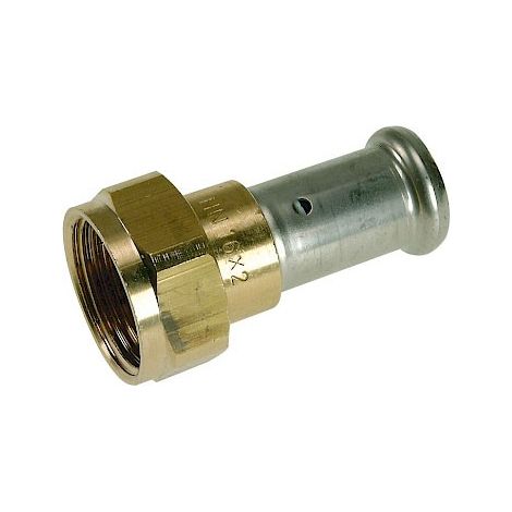 Manicotto con dado girevole sede piana in ottone 20x3/4" 26P20Z05