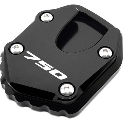 (Noir) Compatible avec HONDA Forza 750 Forza750 2020 2021 2022 Accessoires moto Béquille latérale CNC, extension et plaque de support maxpower (1/4)