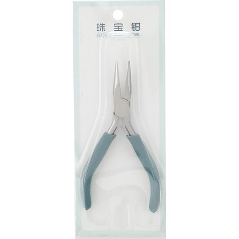 Pinces à bijoux aiguilles en acier professionnelles pour la création de bijoux (sans dents) (1/5)