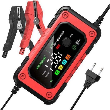 Chargeur De Batterie - 12 V 7 A - Réparateur Pulse Pour Batteries Plomb-Acide Et AGM - Voiture Moto Bateau - 1 Pièce (1/4)