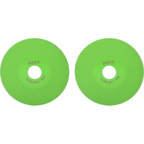 Set of 2 4-inch diamond cutting discs for cutting glass and grinding ceramic bricks. (1/5)