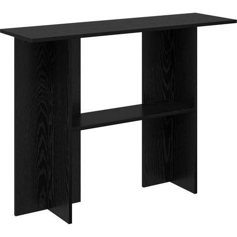 Maison Exclusive - Tavolo consolle Rovere Nero 100 x 30 x 75 cm