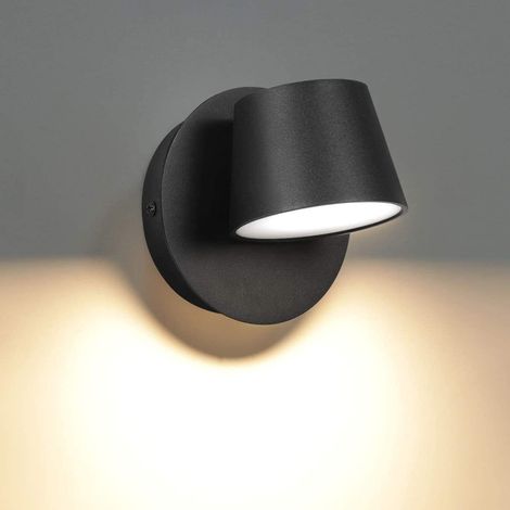Applique Murale LED - Orientable 350° - Style Nordique - Pour Chambre Salon Escalier Couloir - Blanc Chaud 3000K - 5 W - 500 Lm