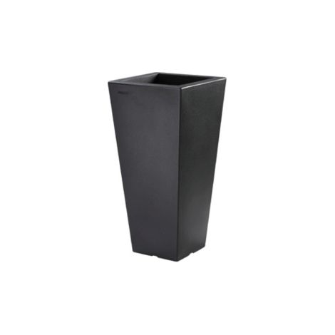 VASO QUADRO ALTO 100CM GRIGIO ANTRACITE