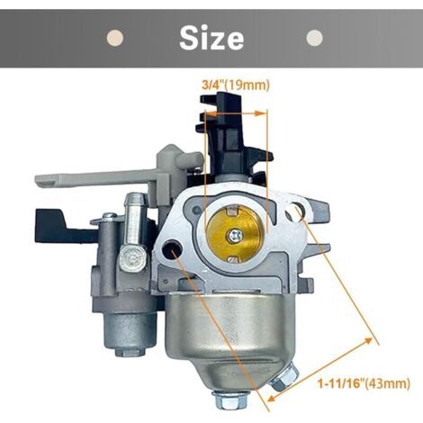 NALOOKAMIC Carburateur pour Briggs Stratton CR950 208cc 6hp moteurs fendeur de b��ches Kohler CH260 CH270 G��n��rateur tondeuse �� gazon pompe �� eau remplace 596079 592864 595780