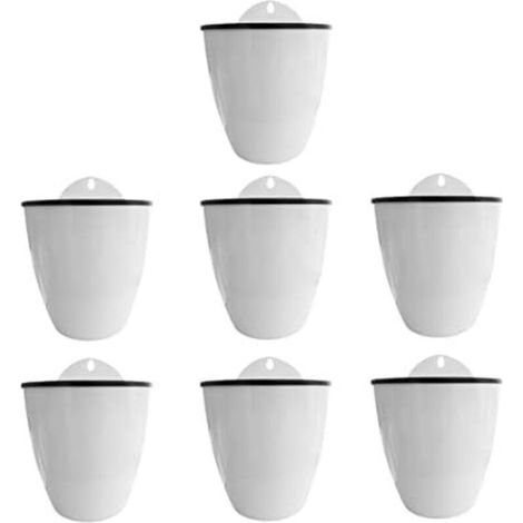 CSPARKV 7pcs 11x10.5cm Plans de Mur d'auto-arrosage pour intérieur de Fleurs suspendues jardinière Mural Suspendu pour décoration intérieure Accessoire (1/5)