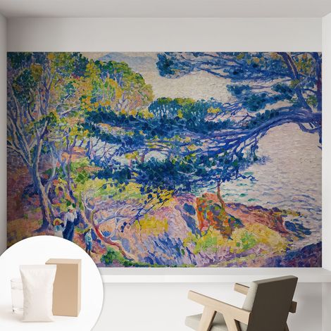 Carta Da Parati - Mural - Con Sala Da Pranzo - Camera Da Letto - Cameretta - Con Colla Gratuita Paesaggio impressionista 152x104 cm (1/5)