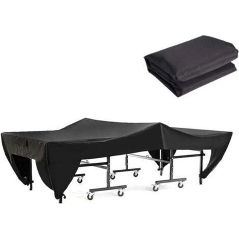 Housse Table Ping-Pong, Housse De Table De Tennis De Table, ImperméAble, Contre Neige Pluie UV pour Intérieur Et Extérieur, 280 x 153 x 73cm