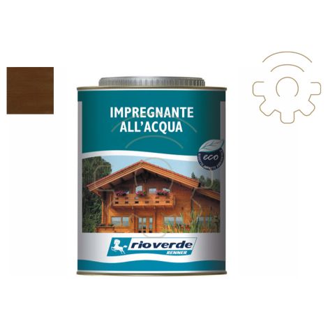 6 x RIOVERDE RM 1210 IMPREGNANTE 0,750 L NOCE CHIARO