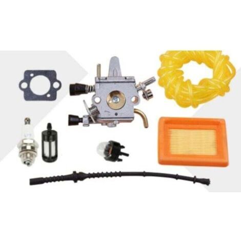 Carburateur Pour Débroussailleuse Stihl FS Série 120 200 250 300 350 400 450 480 FR Avec Filtre à Air Bougie Ampoule Amorçage (1/4)