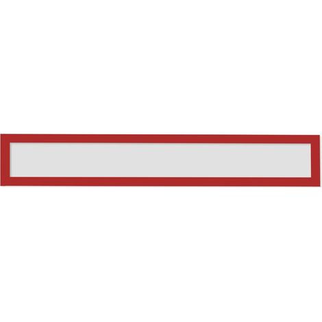 Magnetoplan magnetofix-Magnetrahmen Topsign, 5 Stück, rot, A5 quer/A4 hoch 232 x 52 mm 5 Stk