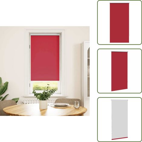 Verdunklungsrollo Verdunkelungsrollo Rollo 60x120 Rot - Fensterrollo - Verdunkelungsrollo - Rollo - Wohnzimmerdeko - Schlafzimmerdeko (1/5)
