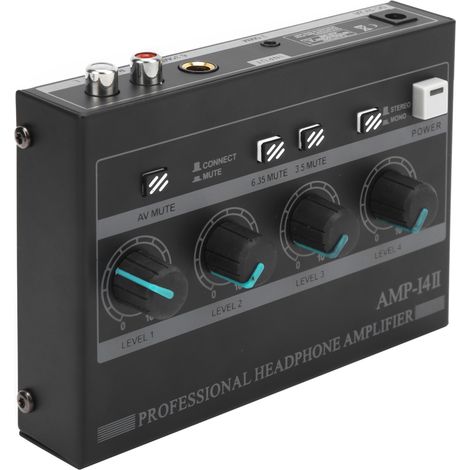 Amplificateur de casque 4 canaux Ferroalloy Mono/Stéréo AMPi4Ⅱ (100-240 V) (Prise US) (1/5)