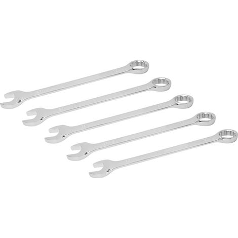5-teiliger Kombinationsschlüsselsatz mit Ratschenfunktion, offenem Maul, 23 mm, handbetrieben, für den industriellen Einsatz (1/5)
