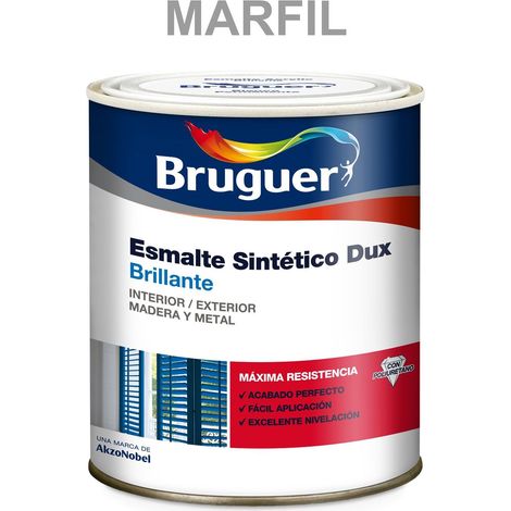 Esmalte sintetico Bruguer Dux Brillante 2003 Marfil 750 Ml (1/3)