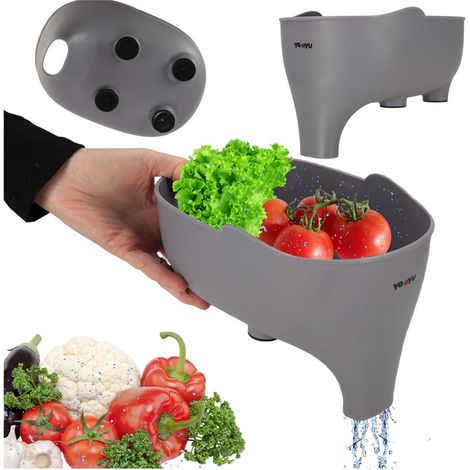 Colino per lavello scolapasta organizer da cucina a forma di elefante