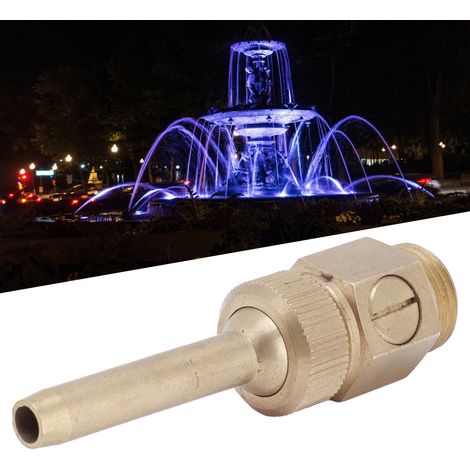 Buse de Fontaine en Cuivre à Jet Directionnel Réglable avec Valve G3/4 - Matériel Durable pour Irrigation de Jardin et Balcon (1/5)
