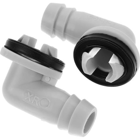 Raccord Tuyau Drainage Climatiseur Coudé Fuite Résistant Uv Évacuation Condensats (1/5)