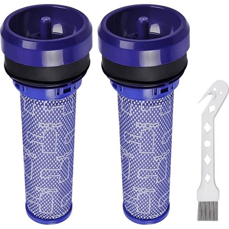 Lot de 2 Filtres Pré-Moteur Lavables pour Aspirateur avec Outil de Nettoyage (1/4)