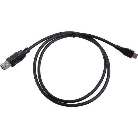 Câble d'extension USB Type C vers USB-B à port carré pour boîtier de disque dur et caméra. (1/4)