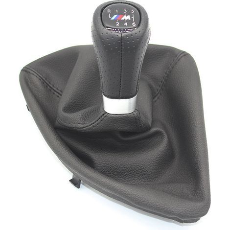 Passend für BMW E87, 5/6-Gang-Schaltknauf + Staubschutzkappe, Staubschutzkappe für E87-Schaltknauf (ein Set). (1/4)
