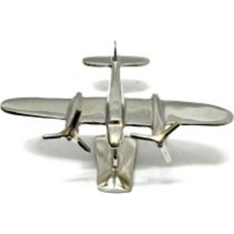Modellino di aereo flavie h. 30 cm argento - Atmosphera créateur d'intérieur (1/2)