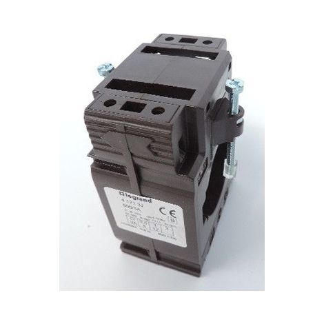 Transformateur de courant fermé pour barre 50,5x12,5 et 40,5x20,5 ou câble Ø40mm rapport transformation 800/5 8VA LEGRAND 412132