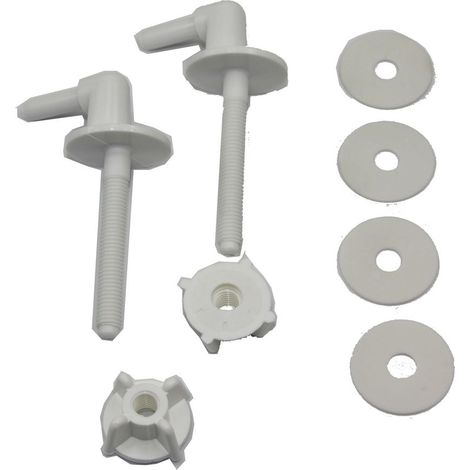Ensemble de charnières de siège de toilette en plastique (VICTORIA) - ROCA