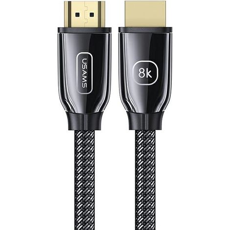 USAMS HDMI - Câble HDMI 3m Ultra HD U67 2.1 8K noir/noir SJ498HD01 (US-SJ498) (1/5)