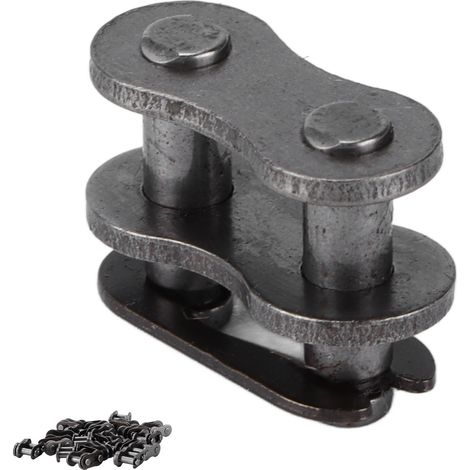 Maillon de chaîne maître 35, lien de remplacement pour mini moto Baja Doodle Bug, Motovox, karting Predator 212cc, pièce détachée, lot de 2, acier robuste. (1/5)