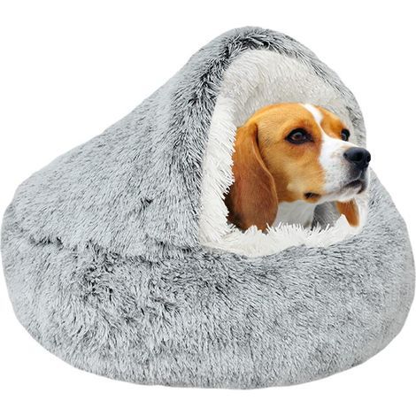 Hundebett, formstabiler Schaumstoff, weicher Stoff, Donutform, für Haustiere unter 10 kg (1/5)