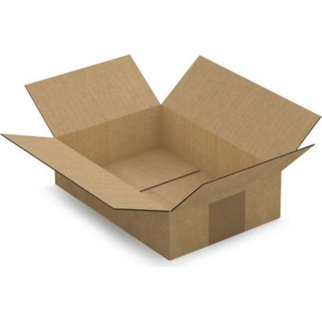 Carton d'emballage 21.5 x 15 x 5,5 cm - Simple cannelure (1/3)