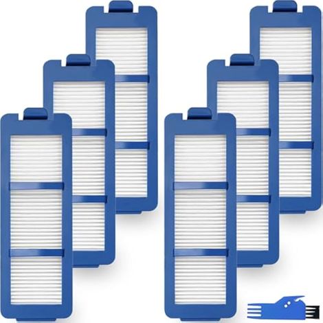 G40 Filtre de Remplacement pour Eufy RoboVac G35 / G35+ / G40 / G40 Hybrid / G40+ / G40 Hybrid+ / G30 Ses / G30 Hybrid Ses Robot Aspirateur Kit d'accessoires 6 filtres Hepa (1/5)