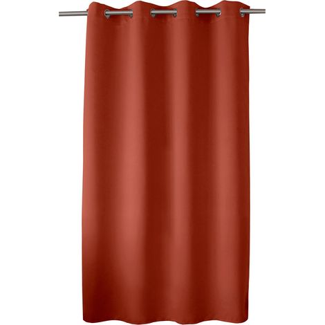 Rideau occultant OBSKUR 140 x 180 cm coloris TERRE CUITE