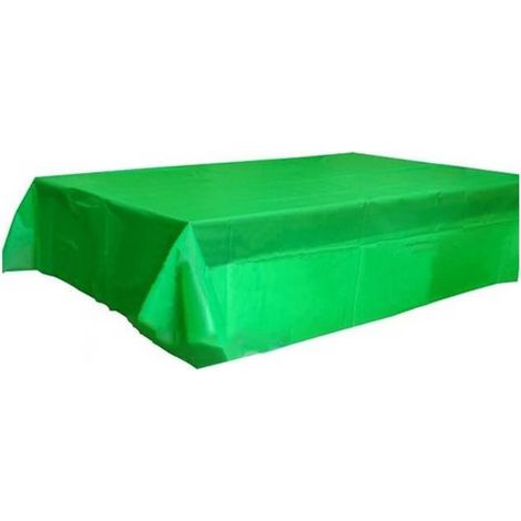 Tovaglia in lamina metallizzata 120x140 cm Verde 1 pz.