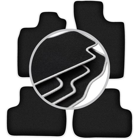 Tapis de sol Carlux argentés pour : Renault Twingo I hatchback (1993-2006) (1/5)