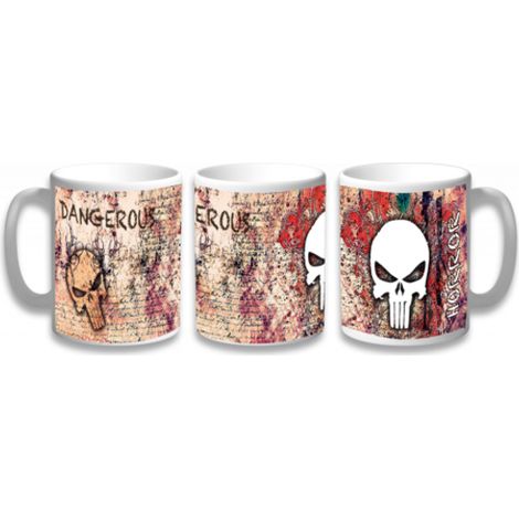 Keramischer Barbarischer Becher, Horrormodell, 360º-Druck, Schachteldarstellung