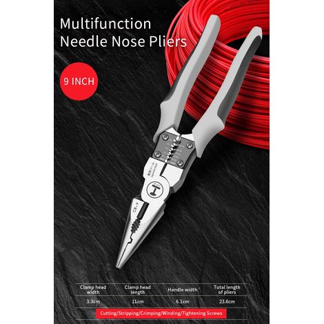 Pince coupante multifonctionnelle / pince diagonale / pince à becs fins / outils de quincaillerie / pince coupante universelle (1/5)