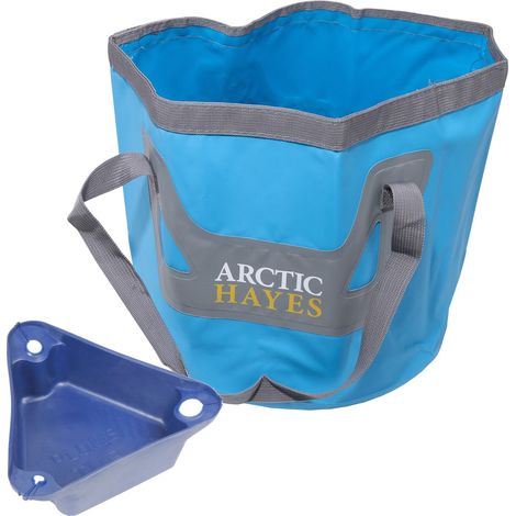 Arctic Hayes CWB20L Collapsible Compact Folding 20 Litre Bucket + Plumb Tub (1/5)