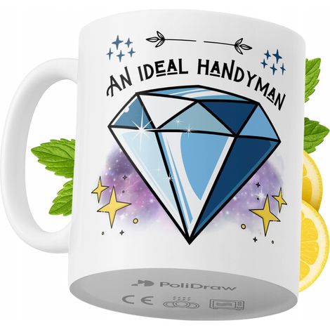 Lustige Kaffeetasse mit witzigem Textdesign – ideal für Heimwerker, Geburtstage, Namenstage und Feiertage. Hochwertige Tasse für besondere Anlässe, ob zu Hause, im Büro oder bei der Arbeit. Farbe: Wei