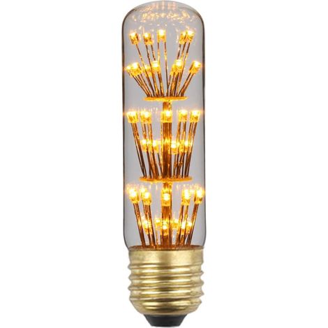GROOFOO Ampoule LED vintage RGB Lumière étoilée Ampoule Décorative feu d'artifice Lumière chaude E27 220/240 V,Verre,E27,3.00W 230.00V (1/5)