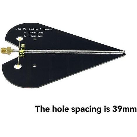UWB-logarithmisch-periodische Antenne 1575 MHz / 2,4 GHz / 5,8 GHz, Breitband-Videoübertragungsantenne 1,3 GHz–10 GHz (1/5)