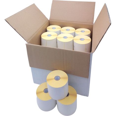 27 Rollen je 400 Thermoetiketten 100x199mm Versandlabel Paketschein Etiketten = 10.800 Stück (1/3)